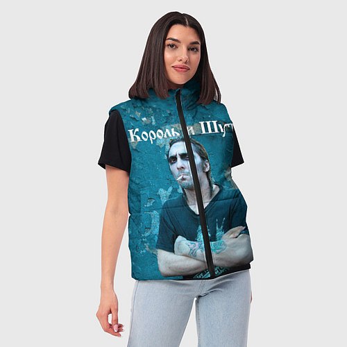 Женский жилет Король и Шут / 3D-Черный – фото 3