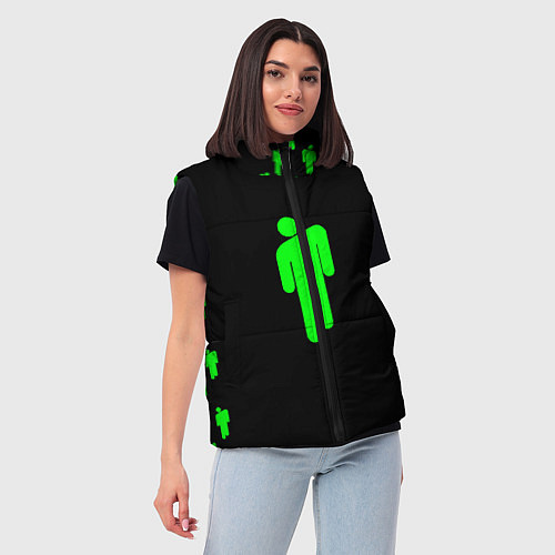 Женский жилет BILLIE EILISH / 3D-Светло-серый – фото 3