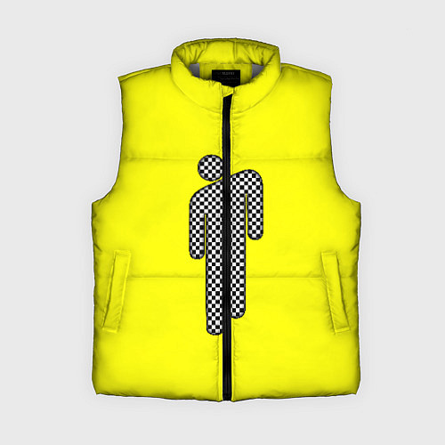 Женский жилет Billie Eilish: Grid Manikin / 3D-Светло-серый – фото 1