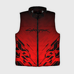 Женский жилет Cyberpunk 2077: Red Techno, цвет: 3D-светло-серый