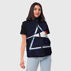 Женский жилет PINK FLOYD, цвет: 3D-черный — фото 2