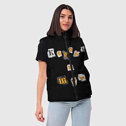 Женский жилет Король и Шут, цвет: 3D-красный — фото 2