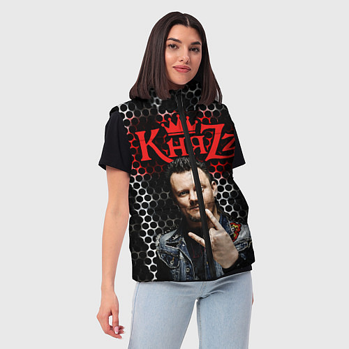 Женский жилет Князь Анархия спина / 3D-Красный – фото 3