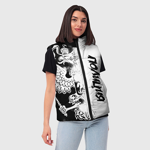 Женский жилет Полиция / 3D-Красный – фото 3