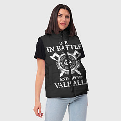 Женский жилет Vikings, цвет: 3D-черный — фото 2