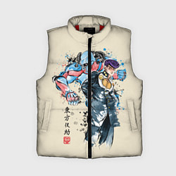 Женский жилет Приключения ДжоДжо, цвет: 3D-красный