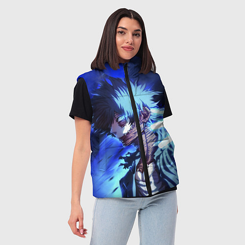 Женский жилет Моя Геройская Академия / 3D-Светло-серый – фото 3