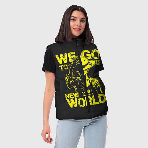 Женский жилет One Piece We Go World / 3D-Красный – фото 3