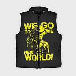 Женский жилет One Piece We Go World, цвет: 3D-светло-серый