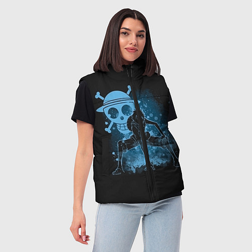 Женский жилет One Piece / 3D-Черный – фото 3