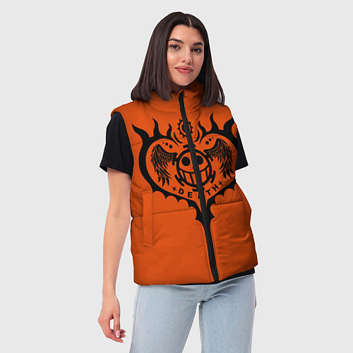 Женский жилет One Piece / 3D-Черный – фото 3