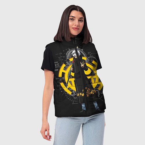 Женский жилет One Piece / 3D-Черный – фото 3