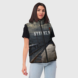 Женский жилет НОВЫЙ СТАЛКЕР, цвет: 3D-черный — фото 2