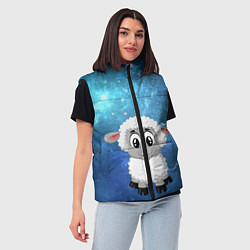 Женский жилет Овечка, цвет: 3D-красный — фото 2