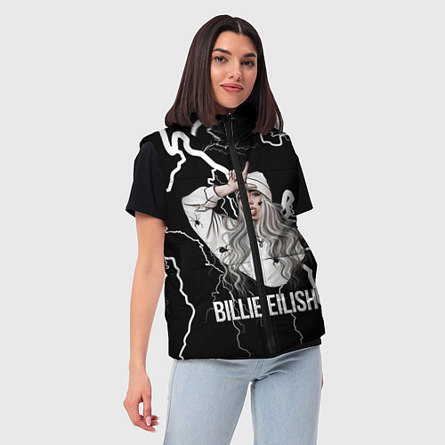 Женский жилет BILLIE EILISH / 3D-Красный – фото 3