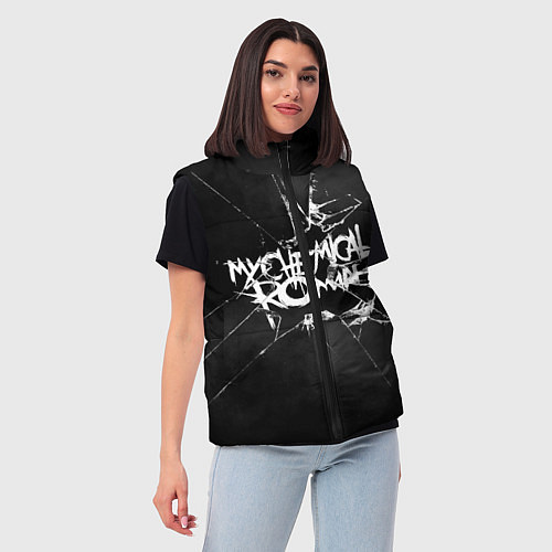 Женский жилет MY CHEMICAL ROMANCE / 3D-Красный – фото 3