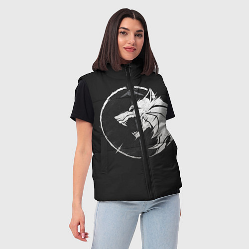 Женский жилет The Witcher 3: Wild Hunt / 3D-Черный – фото 3