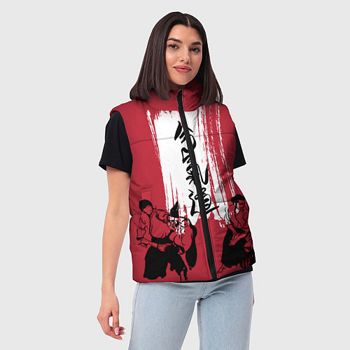 Женский жилет Айкидо / 3D-Красный – фото 3
