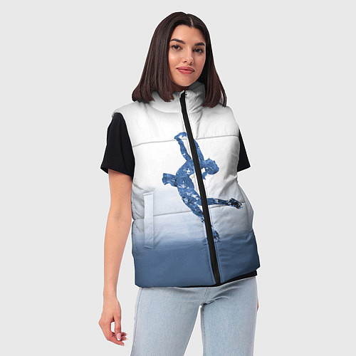 Женский жилет Фигурное катание / 3D-Черный – фото 3