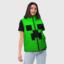 Женский жилет MINECRAFT, цвет: 3D-красный — фото 2