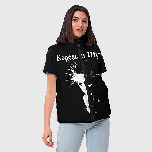 Женский жилет Король и Шут Анархия спина / 3D-Красный – фото 3