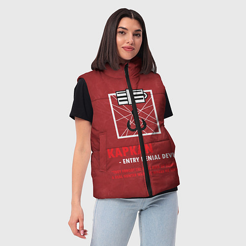 Женский жилет Kapkan R6s / 3D-Красный – фото 3