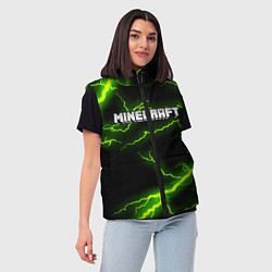 Женский жилет MINECRAFT STORM, цвет: 3D-красный — фото 2