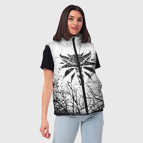 Женский жилет ВЕДЬМАК / 3D-Красный – фото 3