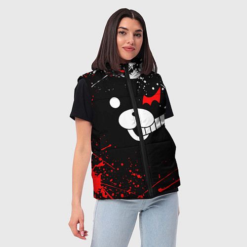 Женский жилет MONOKUMA / 3D-Черный – фото 3
