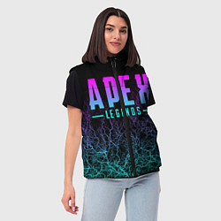 Женский жилет Apex Legends, цвет: 3D-черный — фото 2