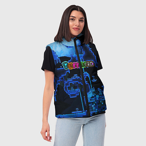 Женский жилет Terraria / 3D-Черный – фото 3