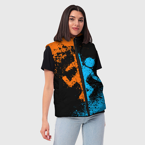 Женский жилет PORTAL / 3D-Черный – фото 3