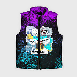 Женский жилет UNDERTALE, цвет: 3D-черный