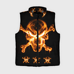 Женский жилет Черепа, цвет: 3D-светло-серый