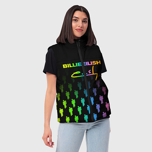 Женский жилет BILLIE EILISH / 3D-Красный – фото 3