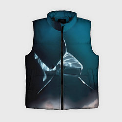 Женский жилет Акула, цвет: 3D-черный
