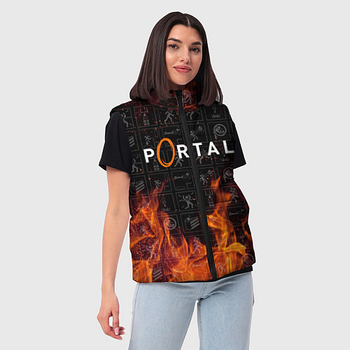 Женский жилет PORTAL / 3D-Красный – фото 3