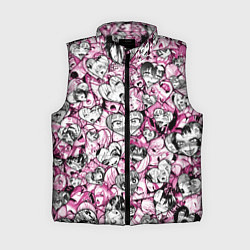Женский жилет Ahegao валентинки