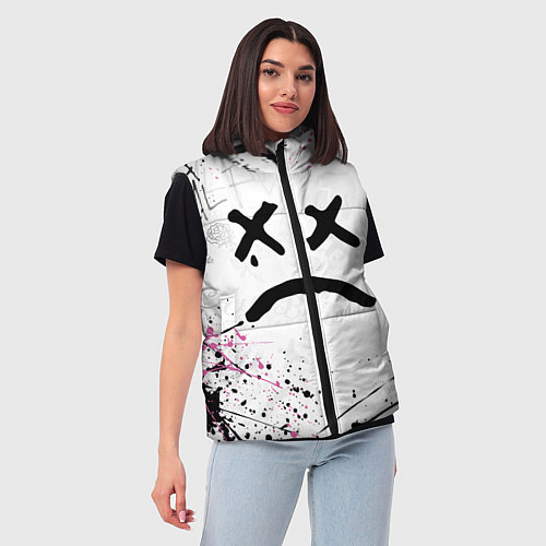 Женский жилет LIL PEEP / 3D-Черный – фото 3