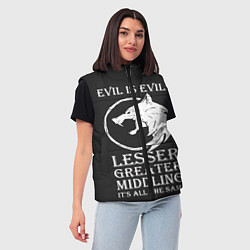 Женский жилет The Witcher, цвет: 3D-красный — фото 2