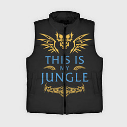 Женский жилет This is my Jungle, цвет: 3D-черный
