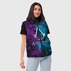 Женский жилет Assassin's Creed, цвет: 3D-черный — фото 2