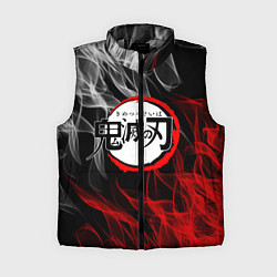 Женский жилет KIMETSU NO YAIBA, цвет: 3D-светло-серый