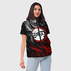 Женский жилет KIMETSU NO YAIBA, цвет: 3D-черный — фото 2