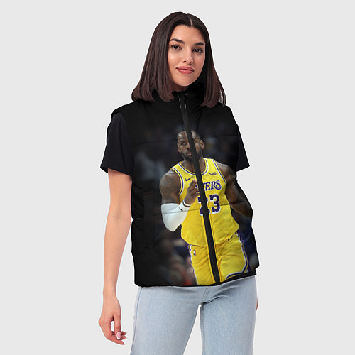 Женский жилет Леброн Джеймс / 3D-Черный – фото 3
