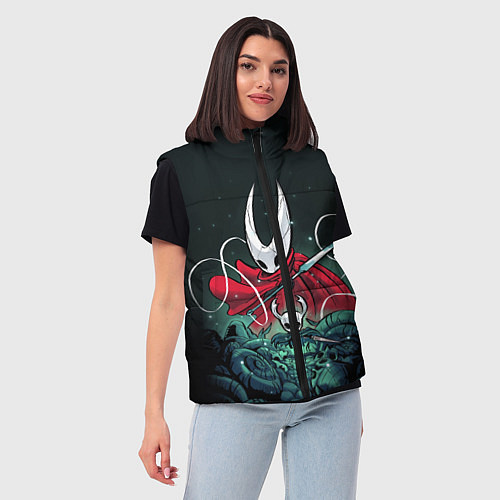 Женский жилет Hollow Knight / 3D-Черный – фото 3