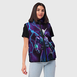 Женский жилет FORTNITE, цвет: 3D-светло-серый — фото 2