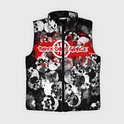 Женский жилет Three days grace, цвет: 3D-черный