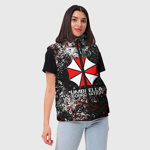 Женский жилет UMBRELLA CORP / 3D-Красный – фото 3