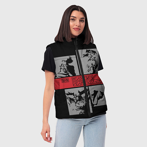 Женский жилет Cowboy Bebop anime / 3D-Черный – фото 3